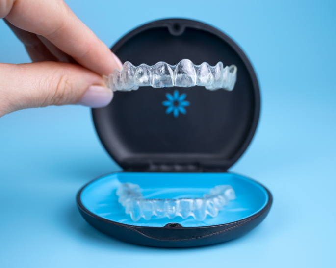 Invisalign in tray